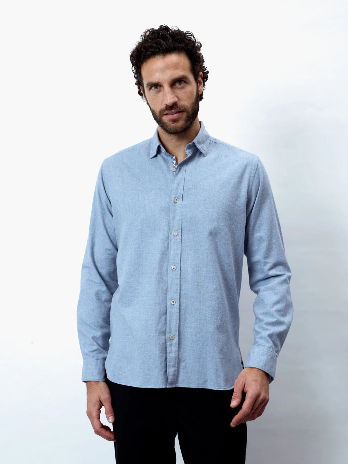 Fil Noir hemd Roma 52546 kleur 68 indigo