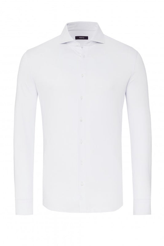 Desoto Jersey shirt Luxury Hai white SOLID 10008.30 kleur 001
