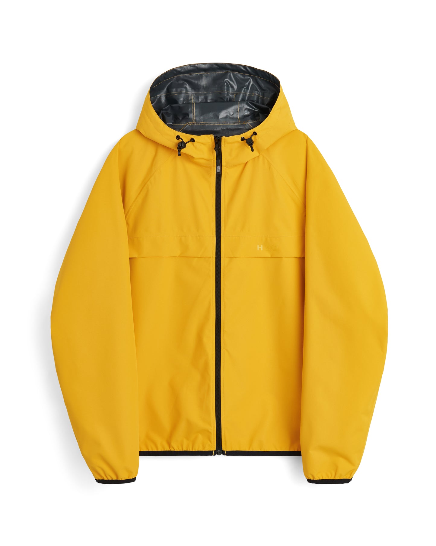 H2O RØMØ regenjas packable geel apricot