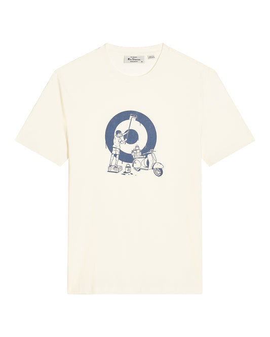 Ben Sherman Tshirt 13556 kleur 15 Ivory