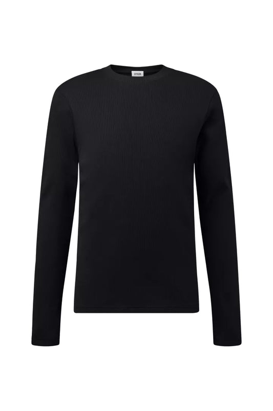 Drykorn t-shirt LS Enil 522148 kleur 1000 zwart