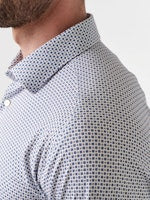 Desoto hemd Casual Kent 87228 kleur 811 blue camel flowers