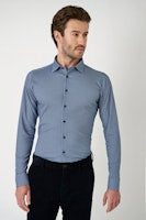 Desoto hemd Casual Kent 77128 kleur 522 indigo cubes