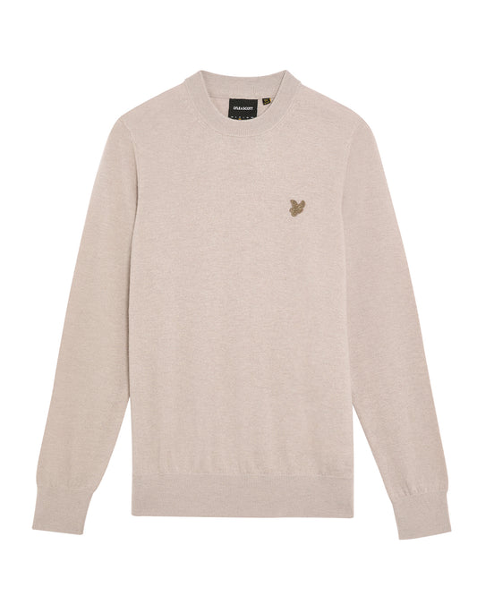 Lyle & Scott trui KN2124 kleur X894 cinder bruin