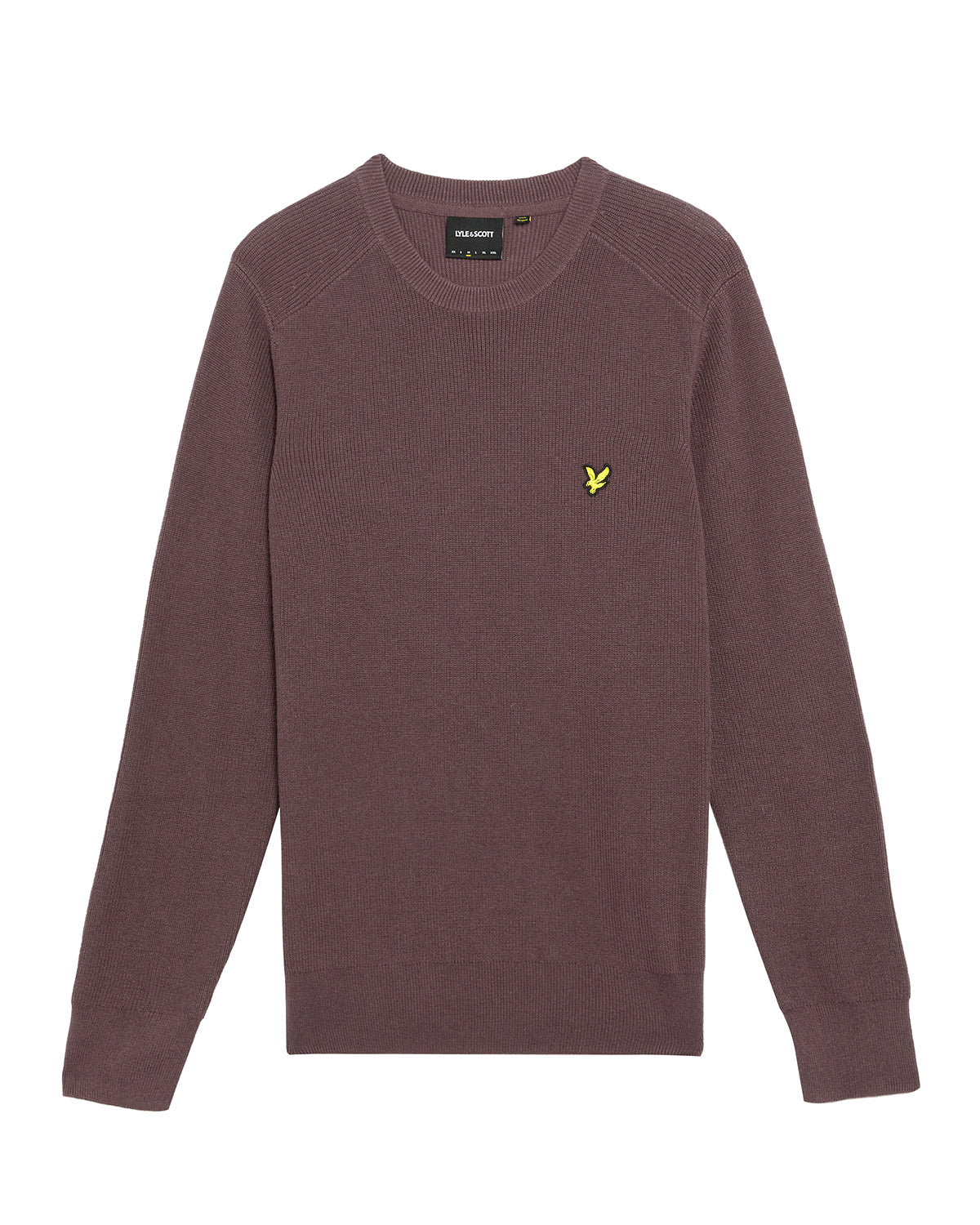 Lyle & Scott trui KN2303 kleur X863 espresso