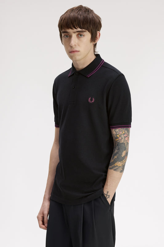 Fred Perry polo M 3600 knitted polo kleur 87C