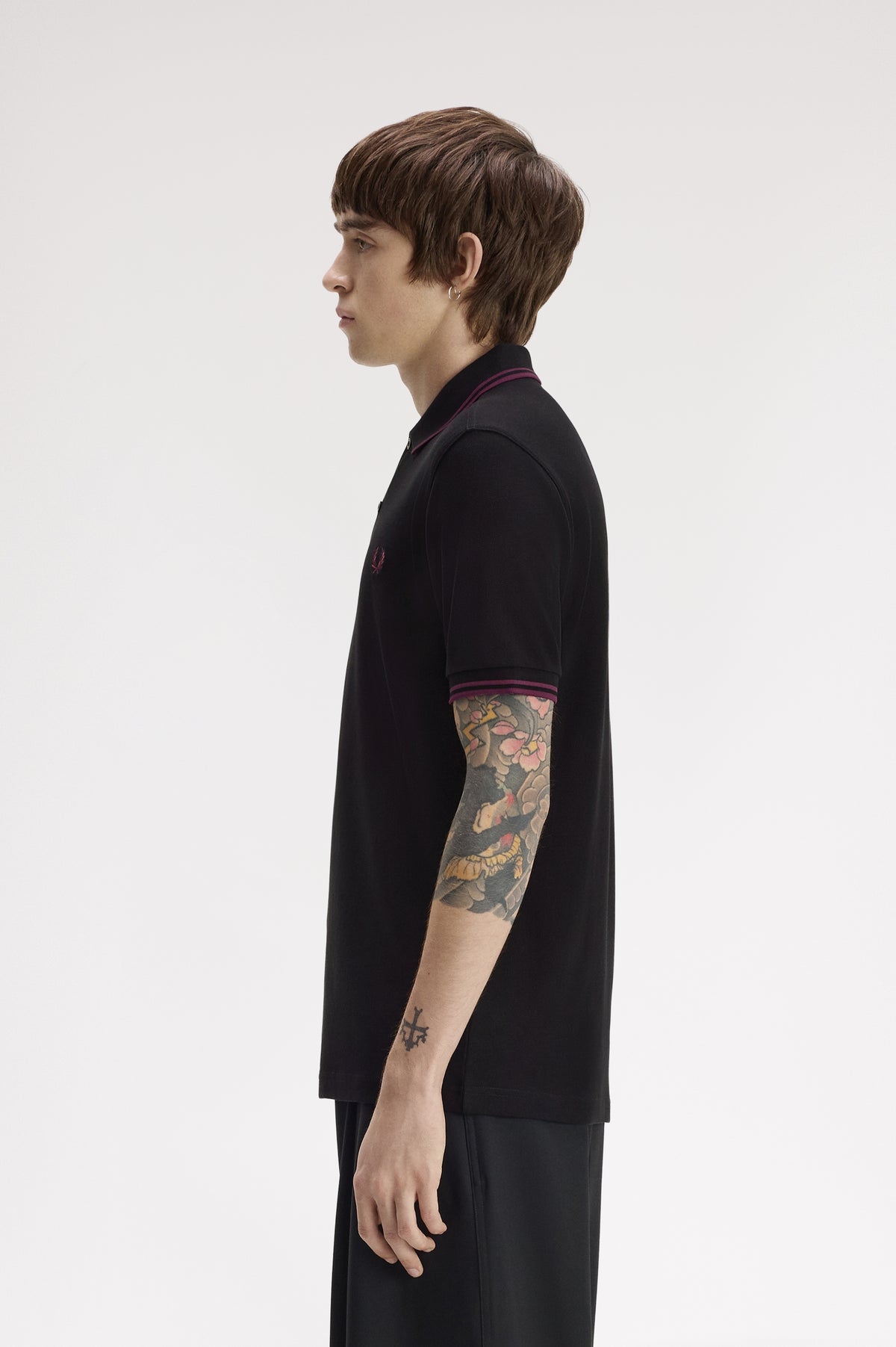 Fred Perry polo M 3600 knitted polo kleur 87C