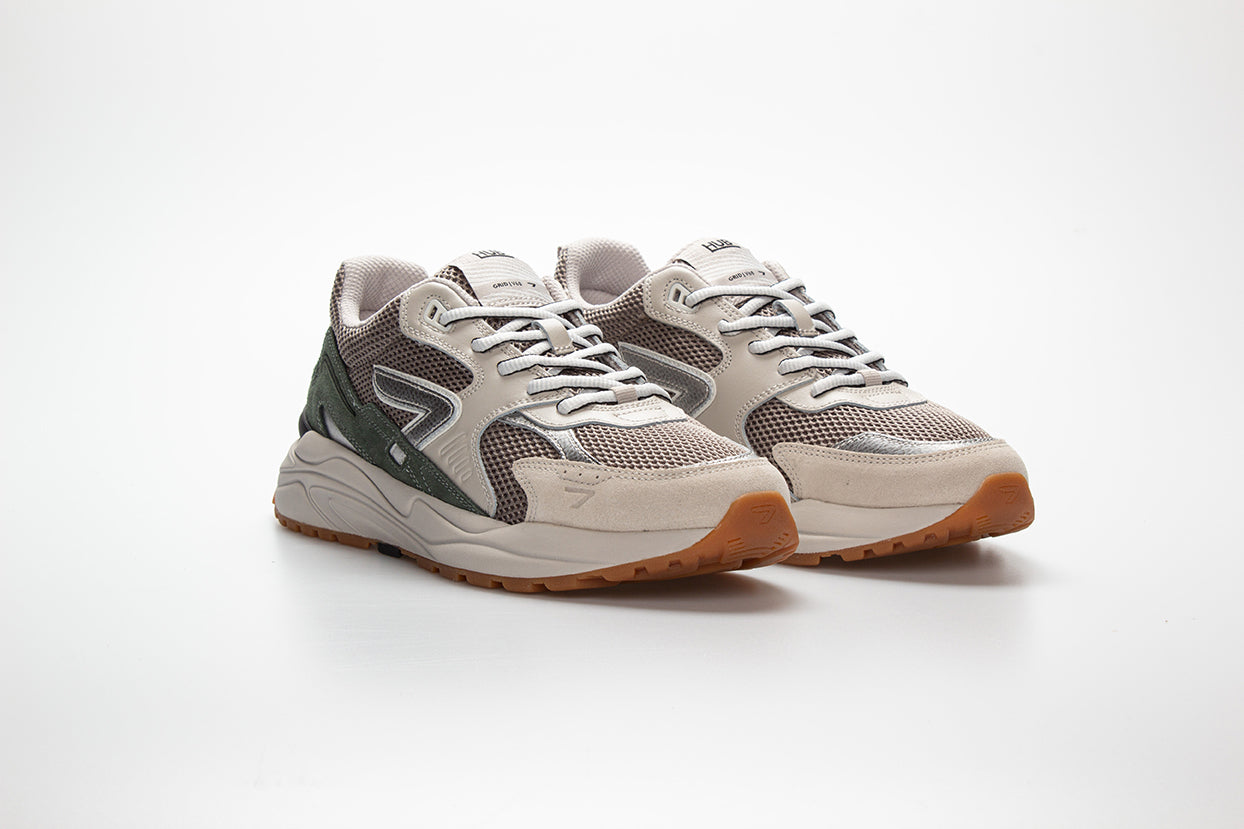 Hub sneaker Grid almond brown