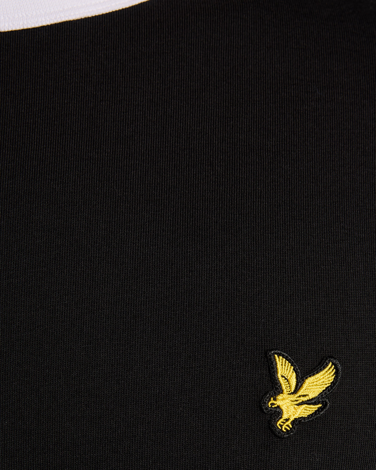 Lyle & Scott tshirt contrast TS 2201 V kleur W189 zwart