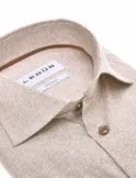 Ledub hemd 094.680 bruine print