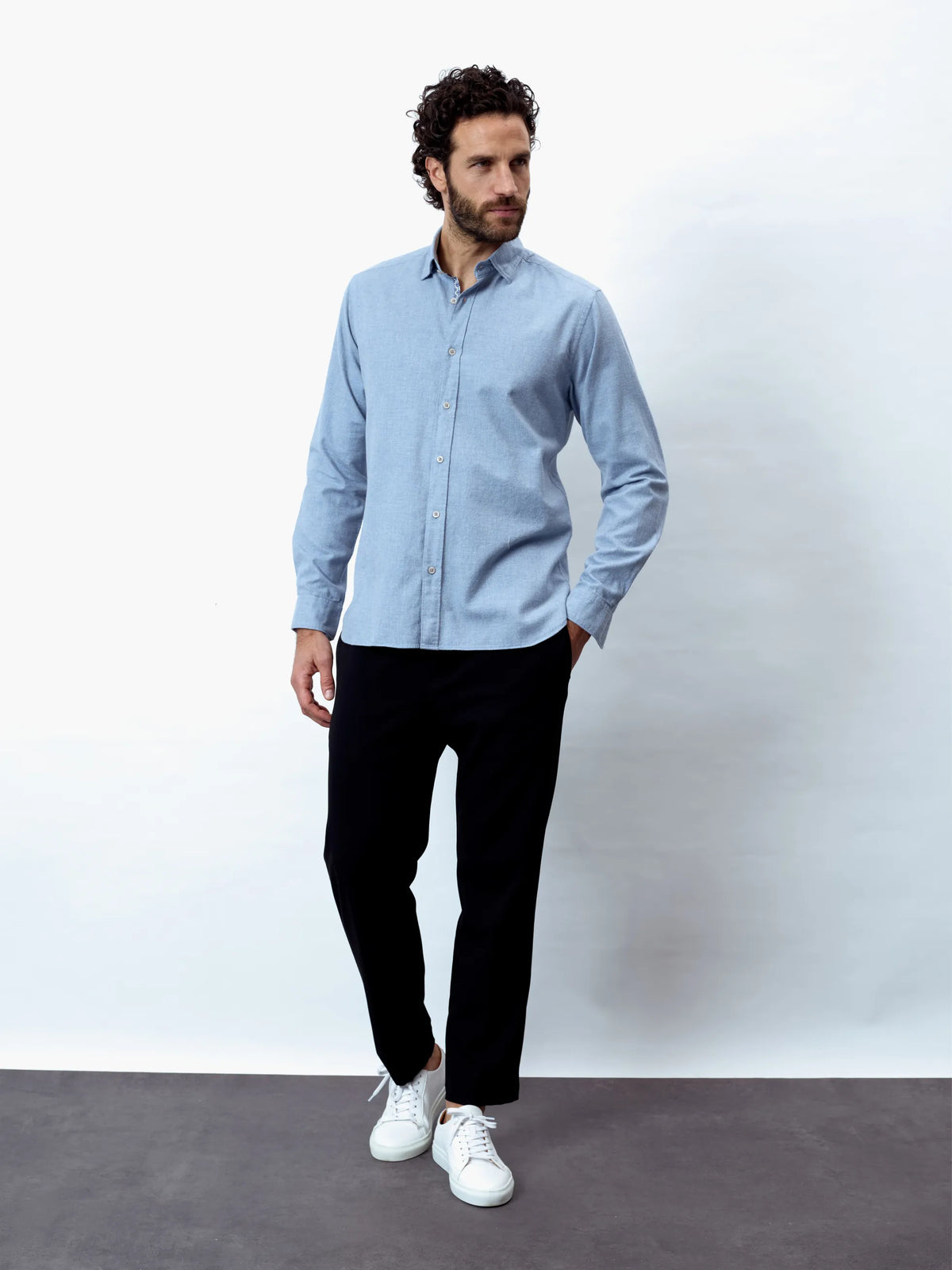 Fil Noir hemd Roma 52546 kleur 62 lightblue