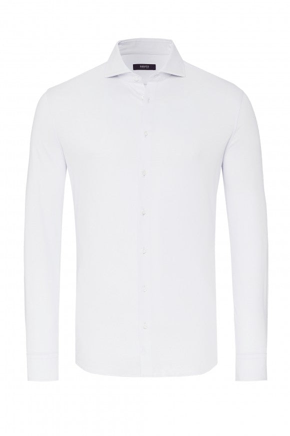 Desoto Jersey shirt  Luxury Hai white  SOLID 10008.30 kleur 001