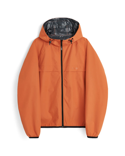 H2O RØMØ regenjas packable oranje autumn leaf