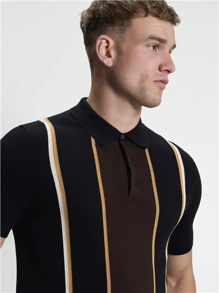 Ben Sherman polo 1014497 kleur zwart