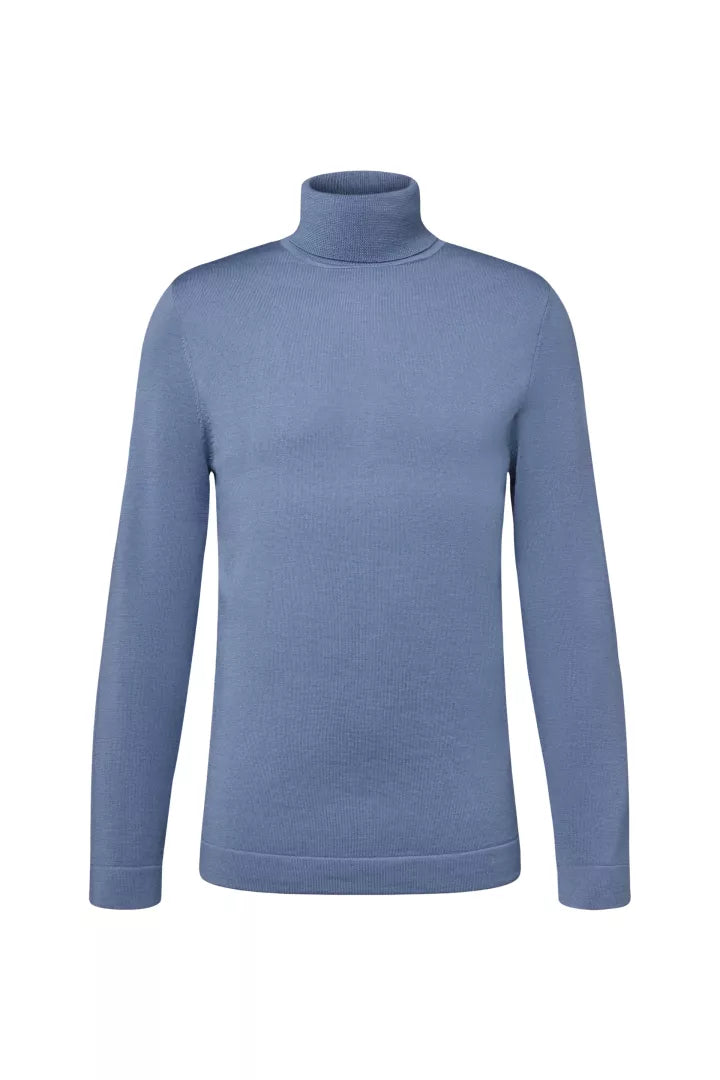 DRYKORN Joey 420002 rolnek trui kleur 3608 petrolblauw
