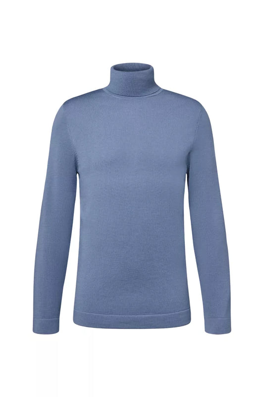 DRYKORN Joey 420002 rolnek trui kleur 3608 petrolblauw
