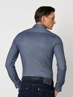 Desoto hemd Luxury Hai 67008 kleur 750 marine twill