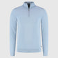 Saint Steve 1/2 zip Cas kleur true blue