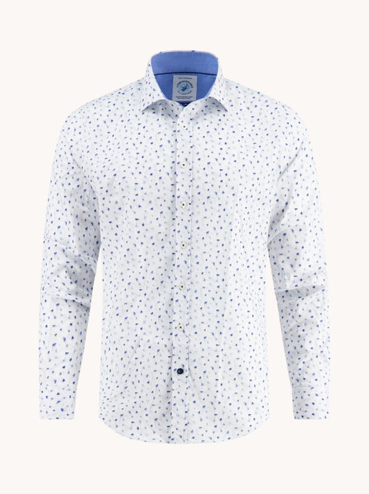 A Fish Named Fred hemd 32.010.600 light bleu sketch