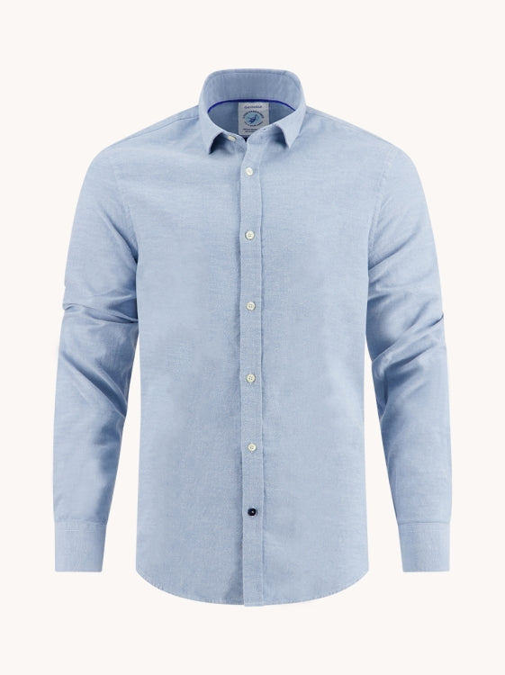 A Fish Named Fred hemd 32.021.608 blue jeans twill