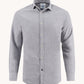 A Fish Named Fred hemd 32.021.702 dark grey brushed twill