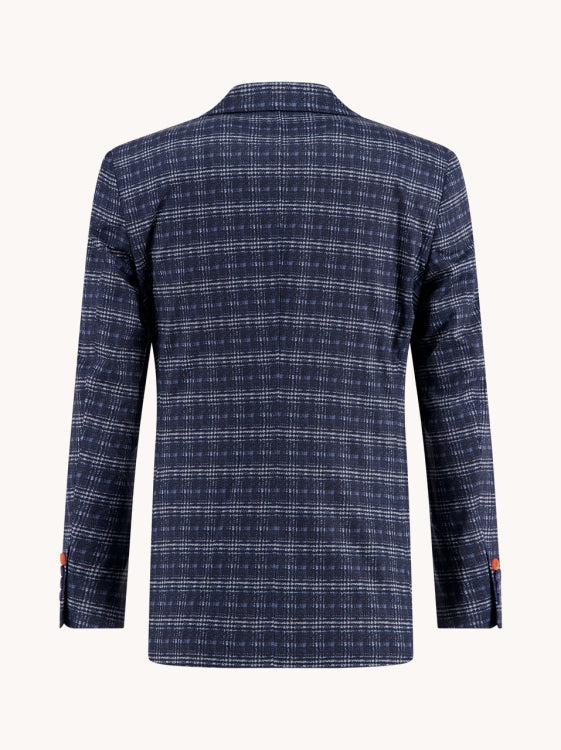 A Fish Named Fred Blazer 32.109.600 classic blue travel check