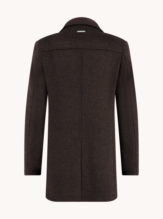 A Fish named Fred Mantel 32.165.200 Funnel neck coat brown