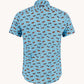 A Fish named Fred hemd 33.051.603 SS sunglasses aqua blue