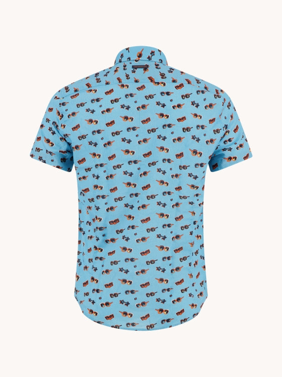 A Fish named Fred hemd 33.051.603 SS sunglasses aqua blue