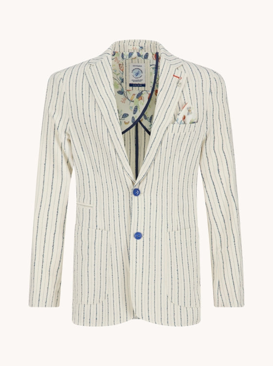 A Fish named Fred Vest structure stripe 33.111.101 off white