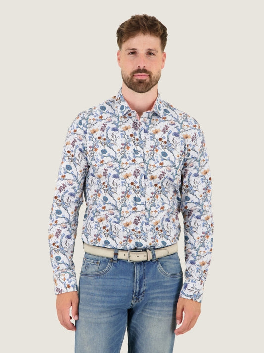 A Fish Named Fred hemd  blossom 34.009 kleur 101 off white