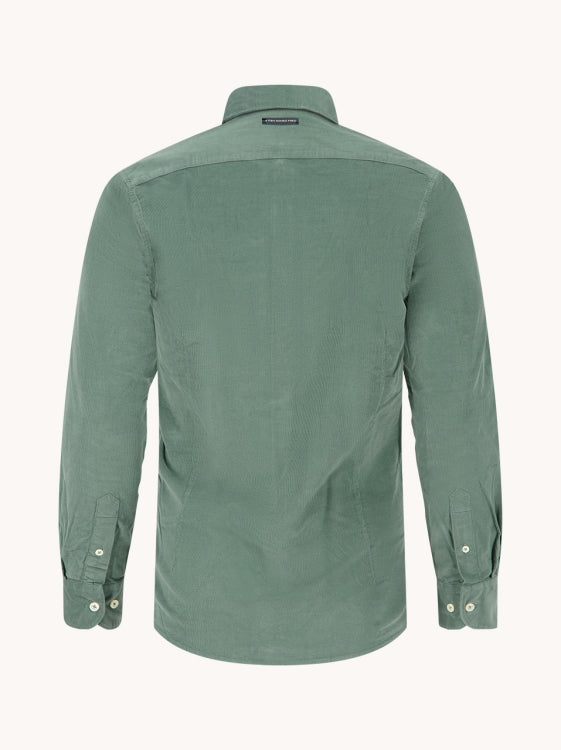 A Fish Named Fred hemd  corduroy 34.021 kleur 311 green