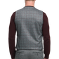 Zuitable waistcoat Diwesley 262664 kleur 370 dark grey ruit
