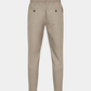 Plain broek TheoPL 438 dark sand melange