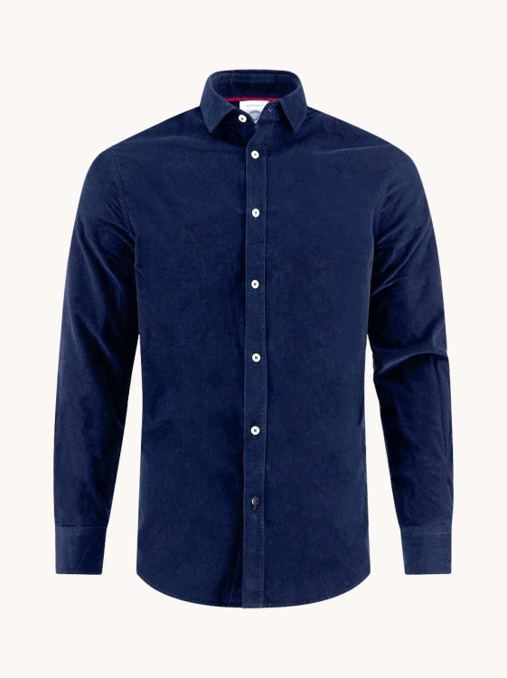 A Fish Named Fred hemd 32.020.604 navy corduroy