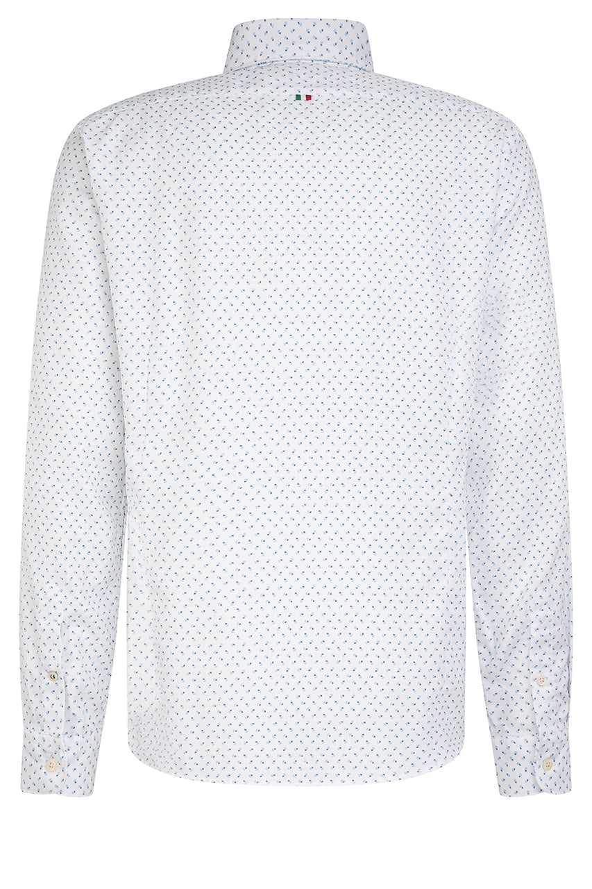 Fil Noir hemd Treviso 52427 kleur blue/white
