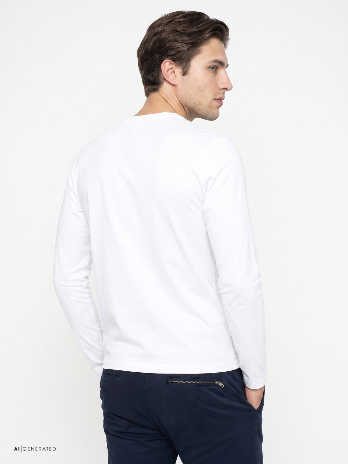 Desoto tshirt long sleeves 53572 kleur wit