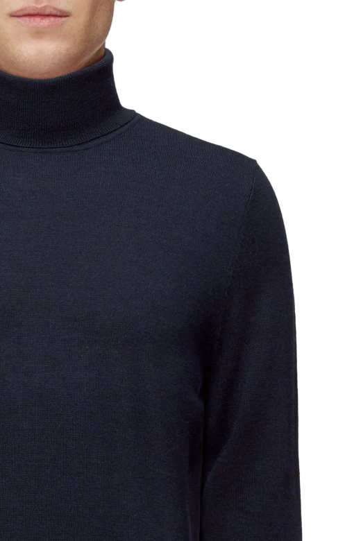 DRYKORN Joey 420002 trui met col kleur blauw 3100