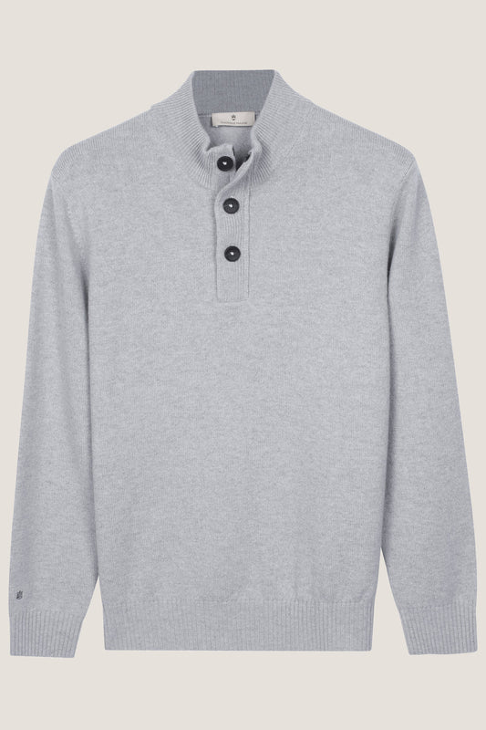 Thomas Maine half button 6284 TM 900 kleur 91 light grey