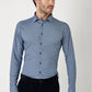 Desoto hemd Casual Kent 77128 kleur 522 indigo cubes