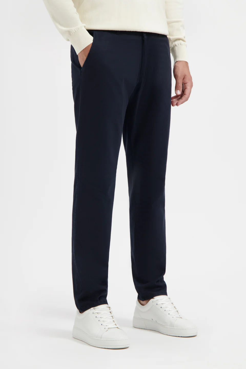 North84 broek luxury comfort chino kleur navy