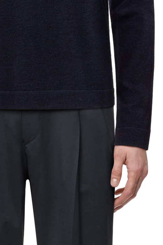 DRYKORN Joey 420002 trui met col kleur blauw 3100