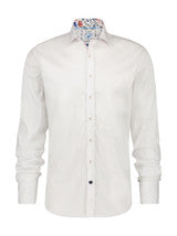 A Fish Named Fred Shirt powerstretch white timeless 99.0005  hemd kleur 100