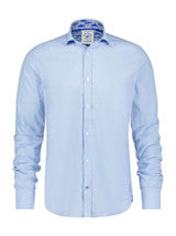 A Fish Named Fred Shirt linen light blue timeless 99.0004 hemd kleur 610