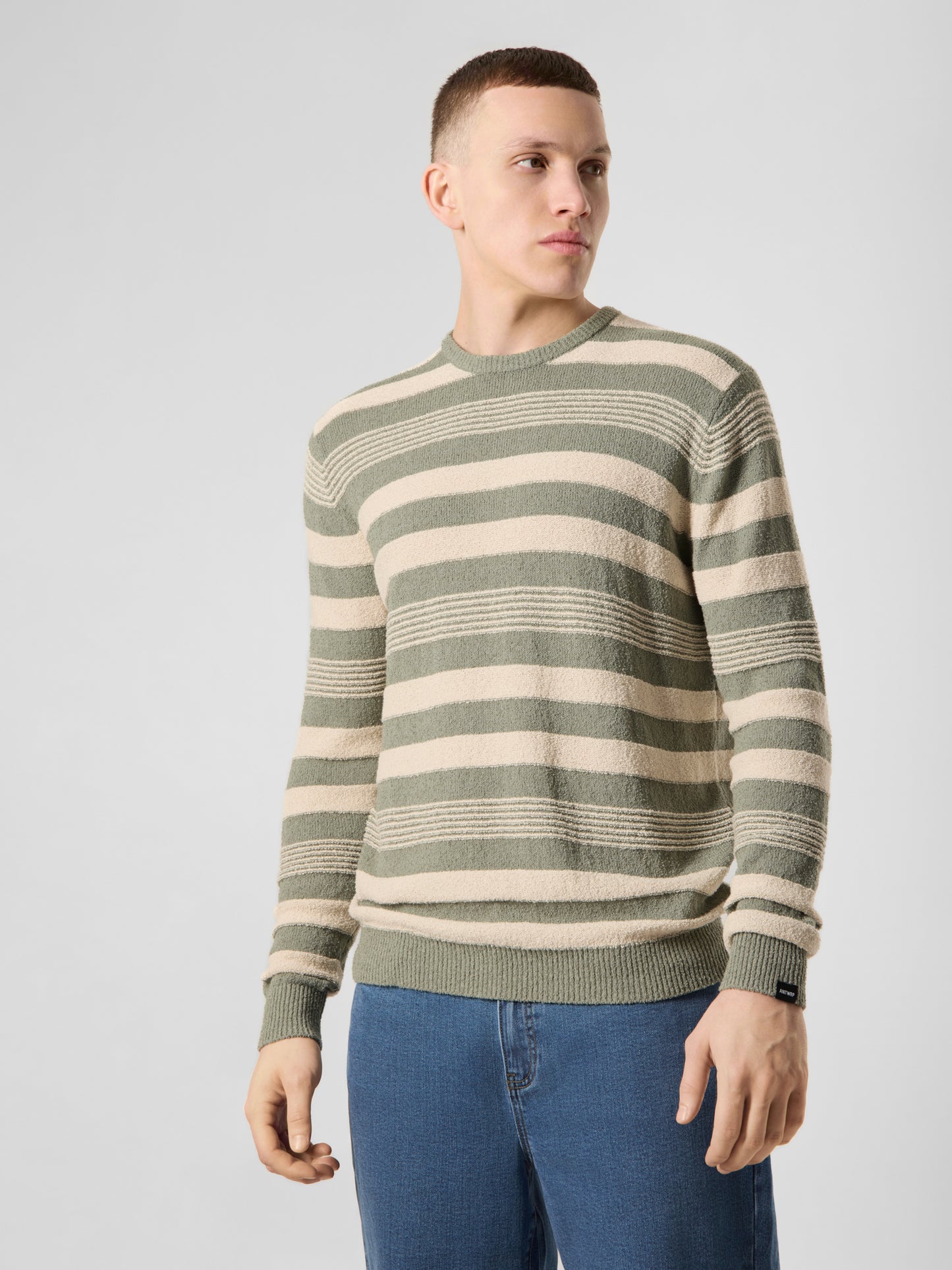 Antwrp pull BKW501 kleur 540 green ash