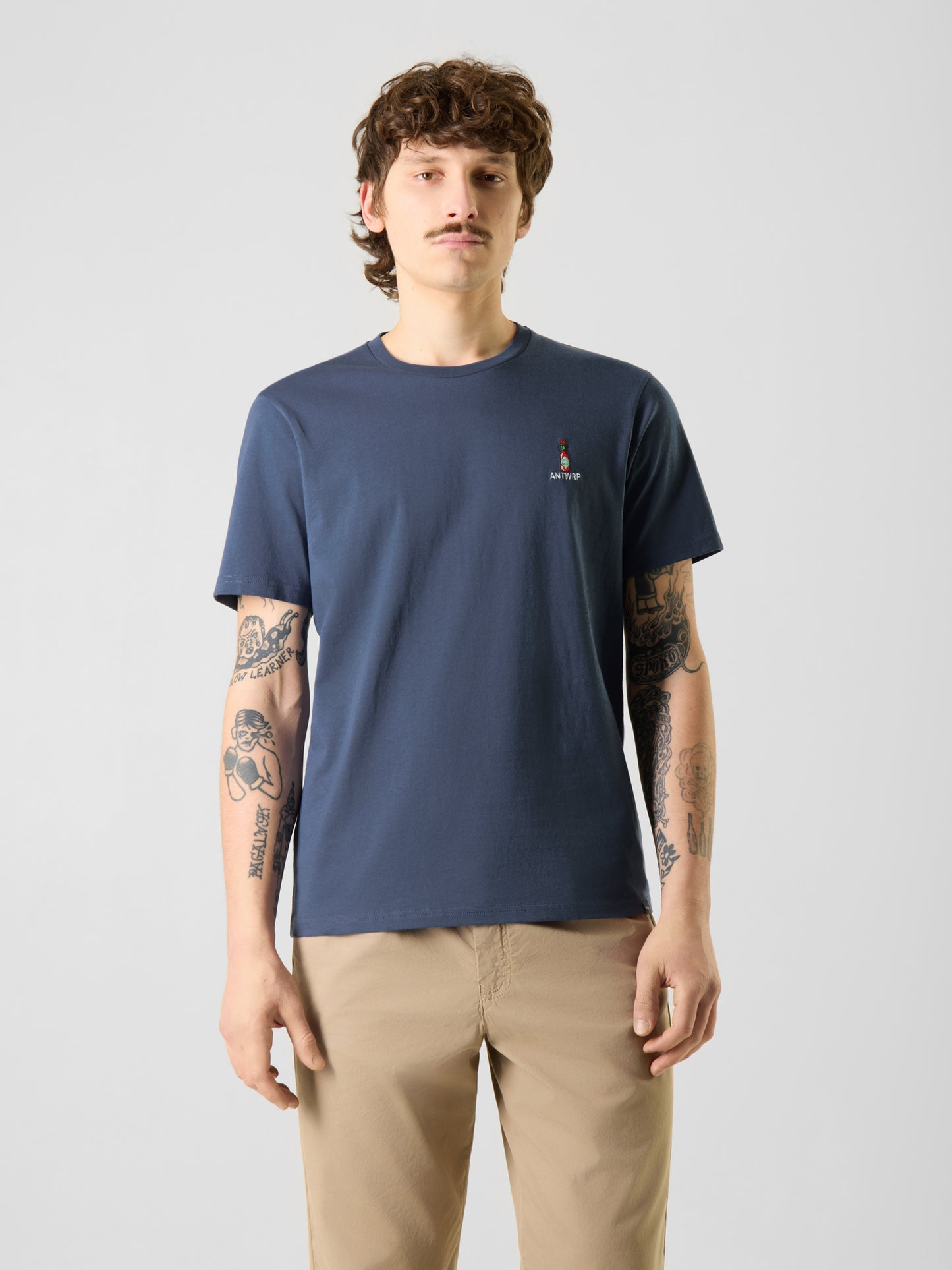 Antwrp Tshirt BTS 515 kleur 436 pacific blue