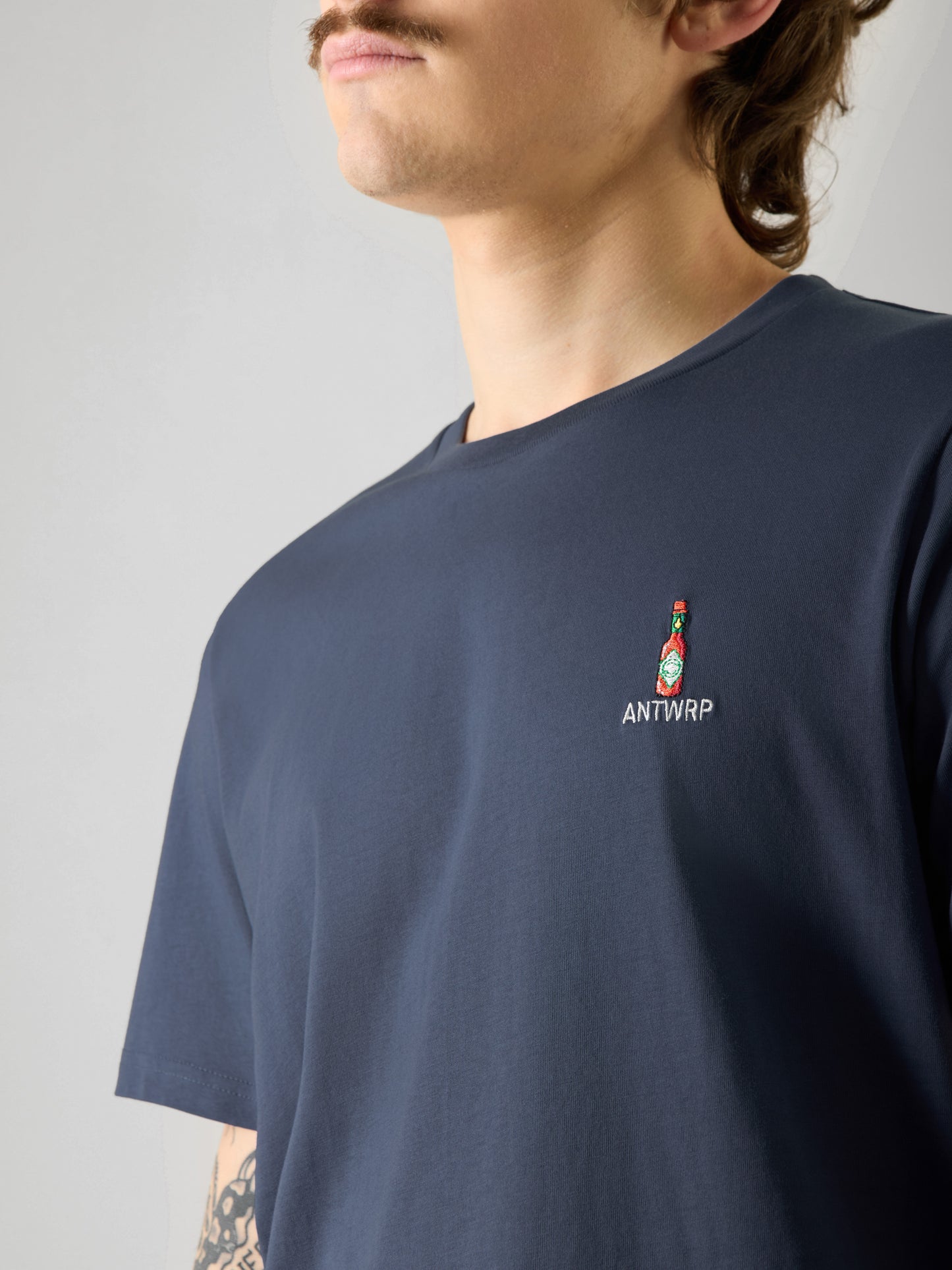 Antwrp Tshirt BTS 515 kleur 436 pacific blue