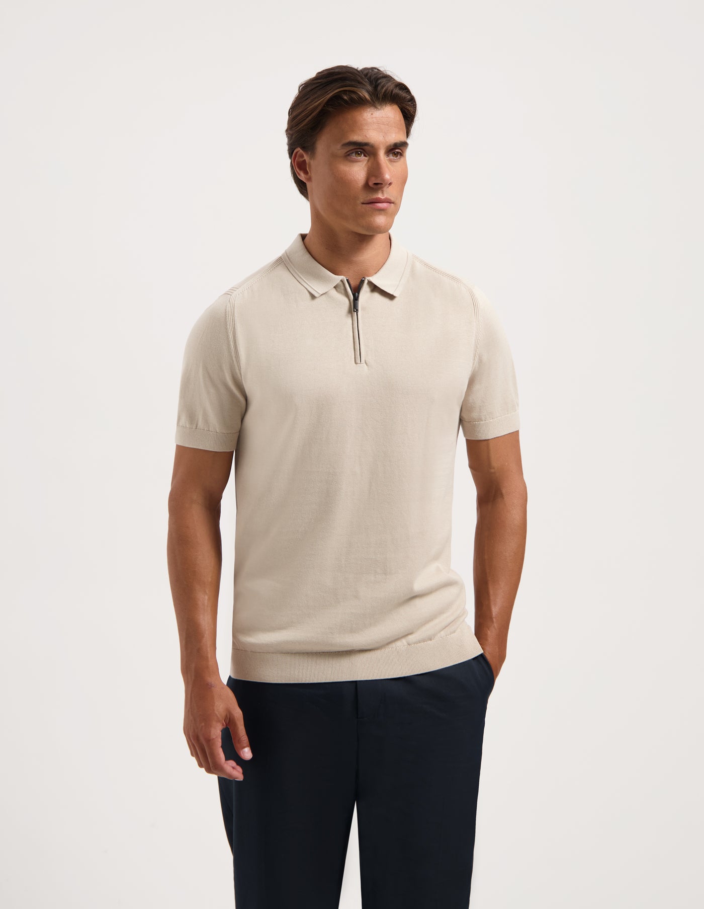 Saint Steve polo Joachim kleur sand