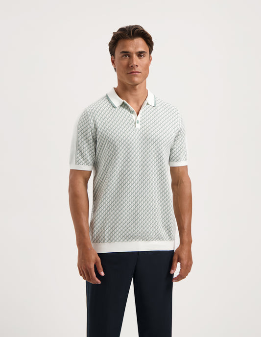 Saint Steve polo Jorg kleur true blue