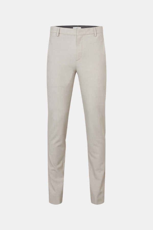 Plain broek Josh 189 micro check beige